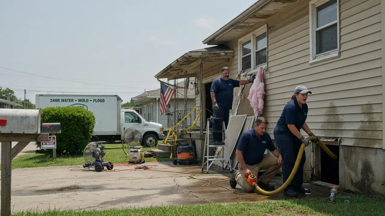 Water Damage Repair in Branchville, IN near me